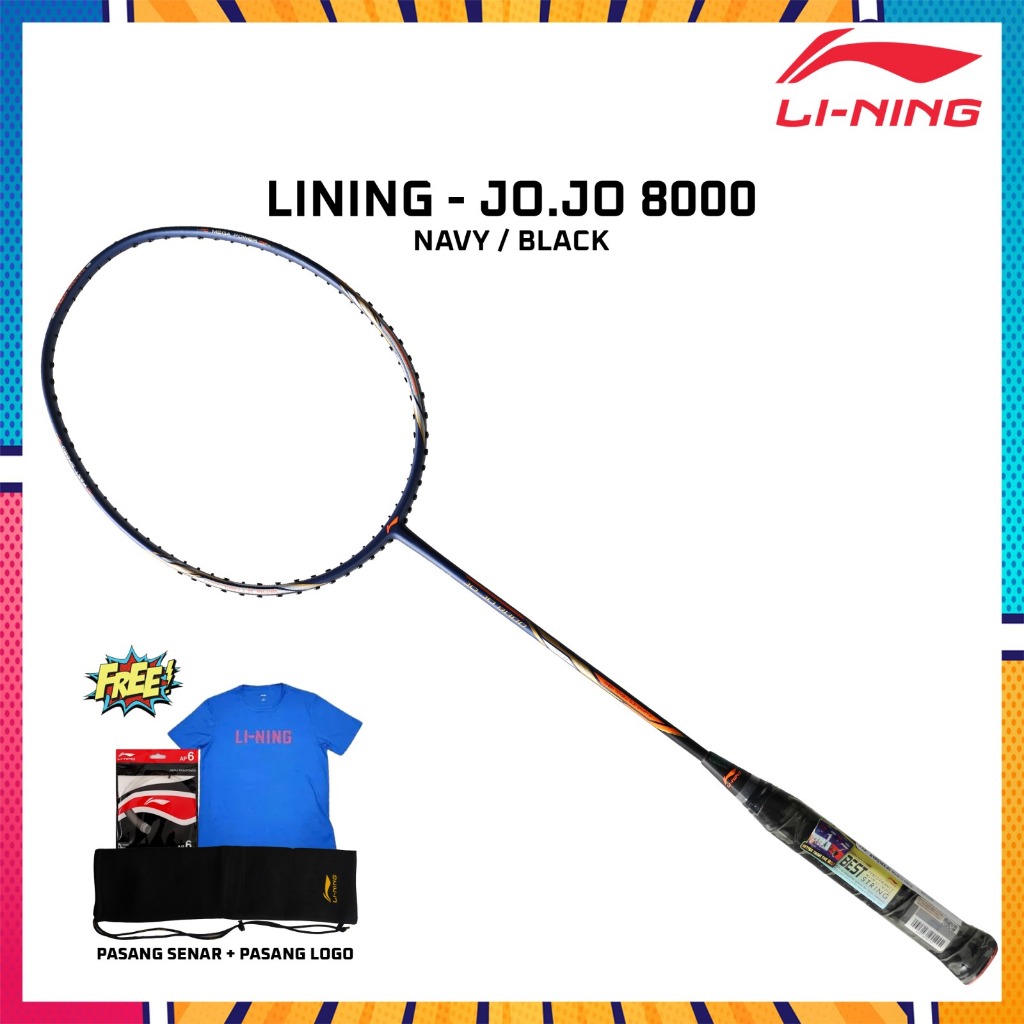 Raket Badminton Lining Jojo 8000 Badminton Racket Jojo 8000