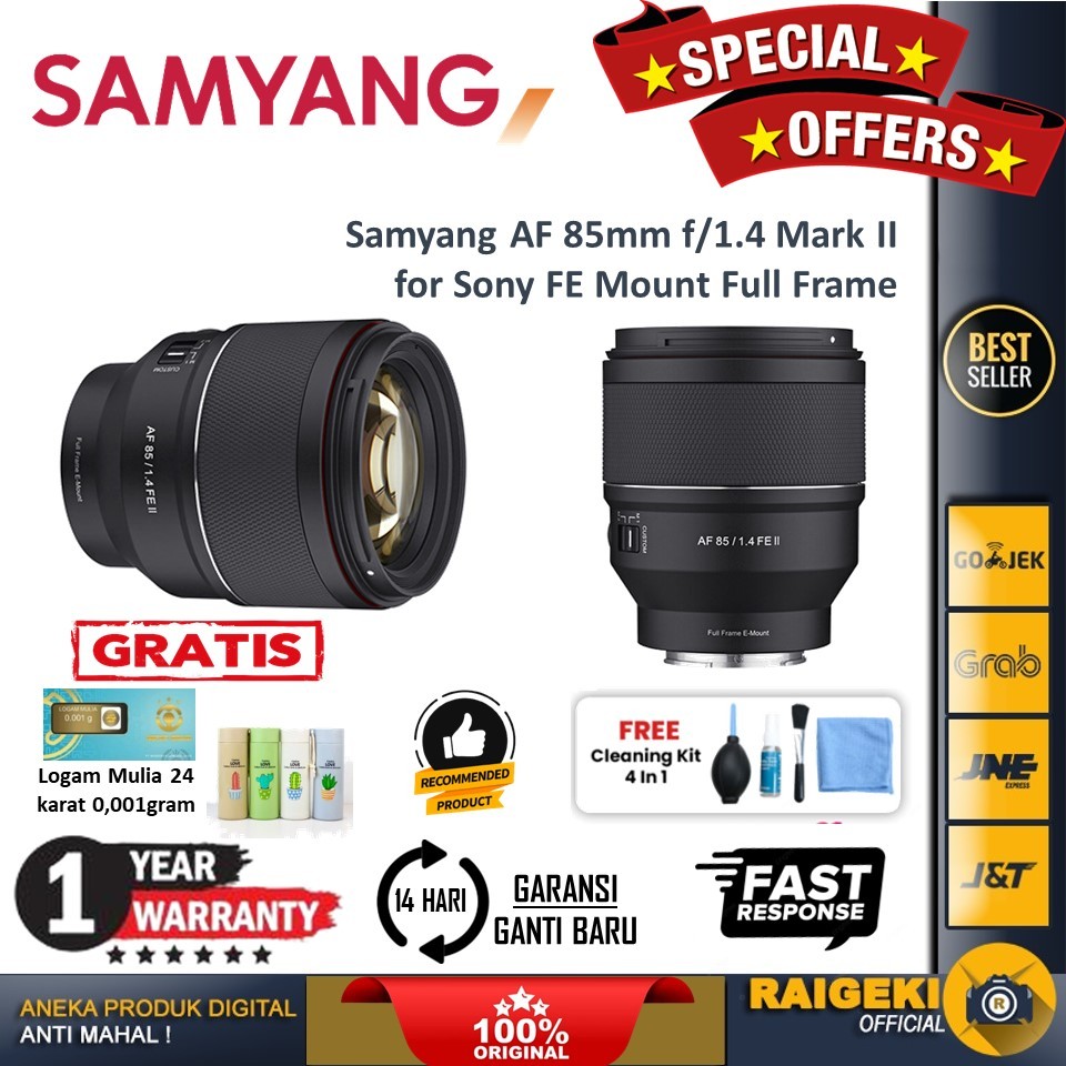 Samyang AF 85mm f/1.4 Mark II for Sony FE Mount Full Frame