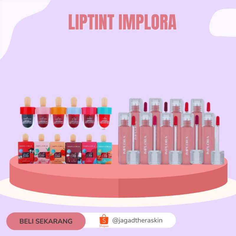 (COD)IMPLORA CHEEK & LIP TINT | JELLY TINT IMPLORA | LIP TINT GLOSSY