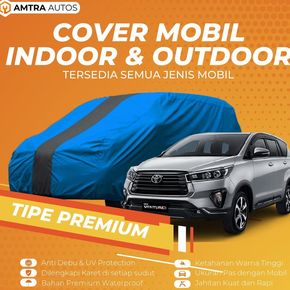 Cover Mobil Premium Kijang Innova Reborn Kijang Grand Kijang Kapsul Sarung Penutup Mobil Waterproof 