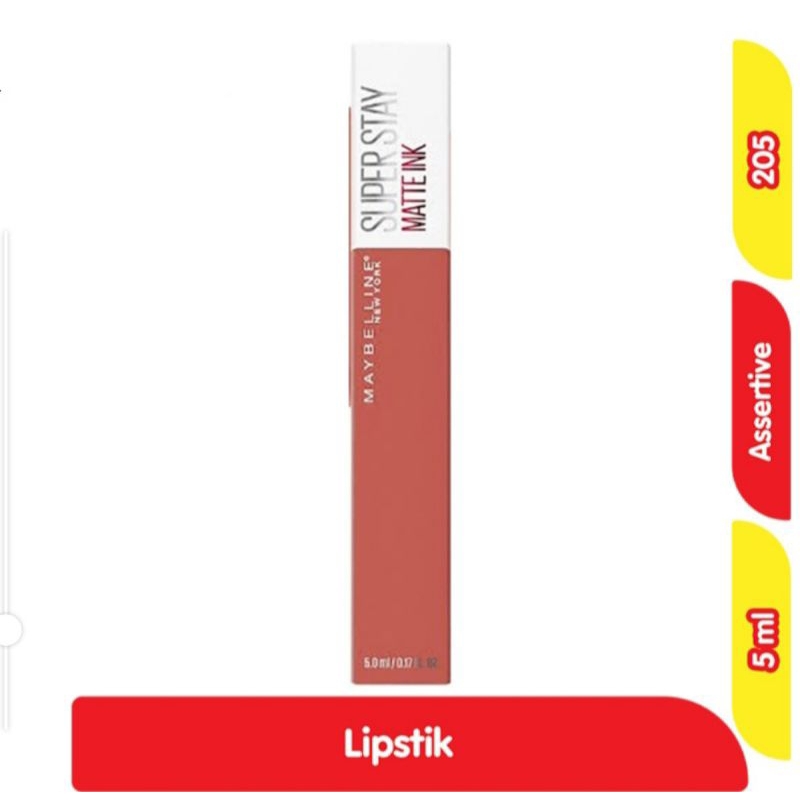 Maybelline Superstay Matte Ink Assertive 205