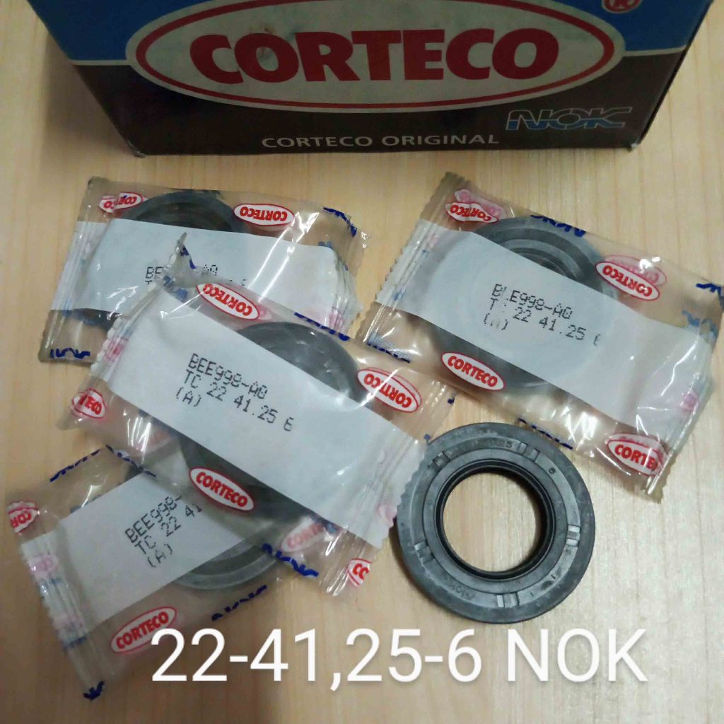 OIL SEAL TC 22 41,25 6 / 25 41,25 6 NOK TTO SIL ASKRUK CRANKSHAFT GX 110 / G 200 / GS 200