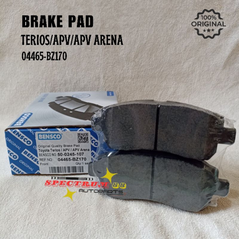 KAMPAS REM (BRAKE PAD) TERIOS, APV, APV ARENA | 04465-BZ170