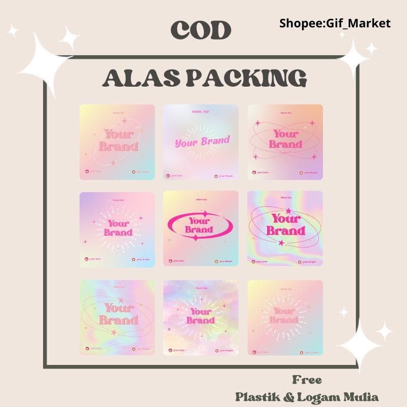 

Alas Packing | Cod | Hologram | Free Ongkir | Free Plastik | Paper Aksesoris |FREE LOGAM MULIA|FREE PLASTIK| | Kertas Dudukan | Cute Paper | Alas Packaging|Tidak ada minal order|Tag Kalung|Tag cincin||Tag aksesories|cartoon|kartun|gradation|hologram