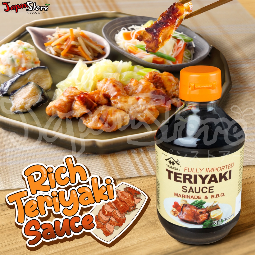 

Yamasa Teriyaki Sauce Marinade & BBQ 300 ml [Saus Teriyaki]