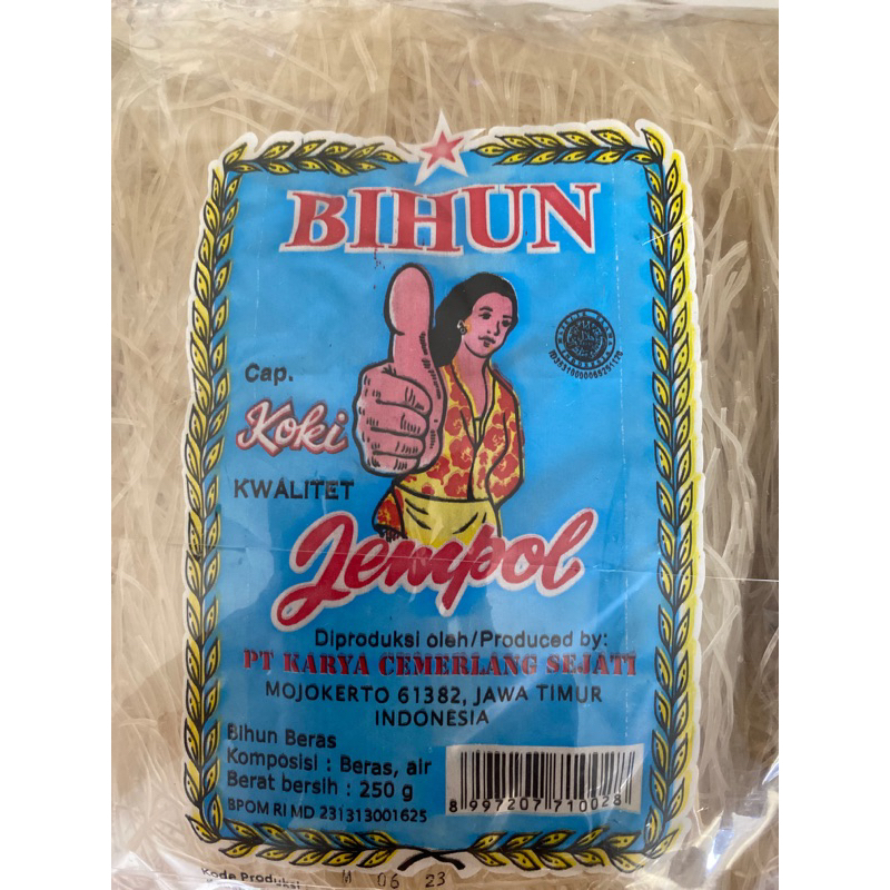 

bihun cap koki jempol 250 gram