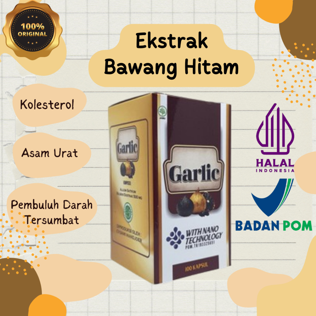 Herbal Ekstrak Bawang Hitam GARLIC