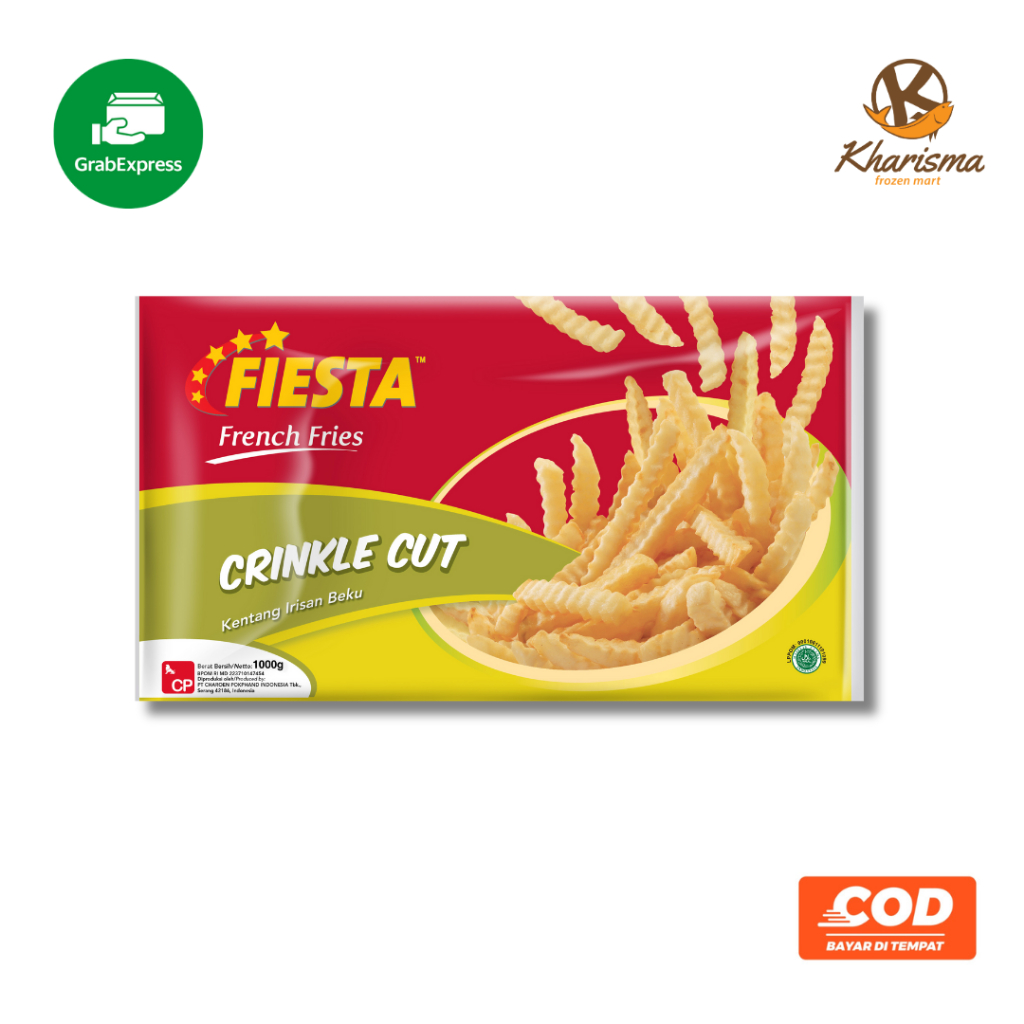 

Fiesta Kentang Goreng Frozen Food Crinkle Cut 500g French Fries