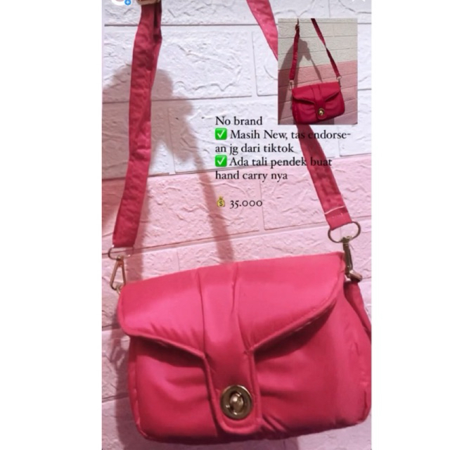 (Preloved) PL tas fuschia