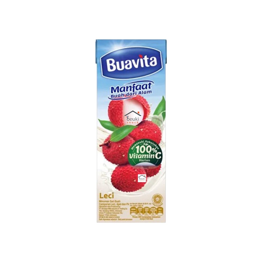 

Buavita Leci Minuman Buah Rasa Leci dengan Vitamin