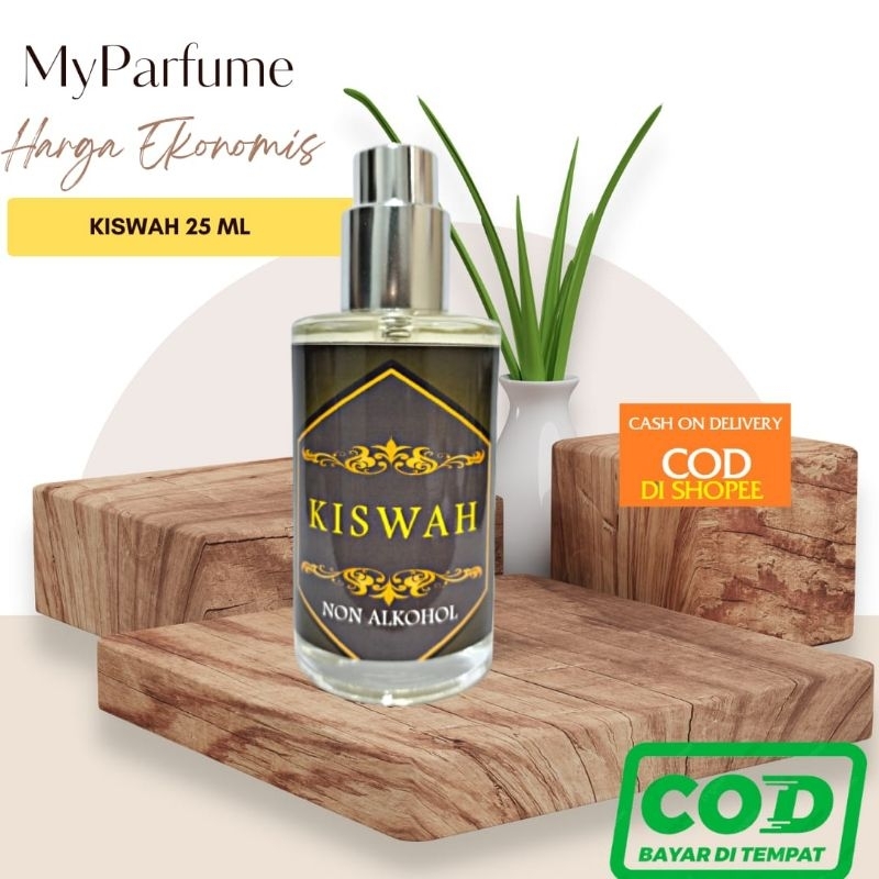 Kiswah Minyak Wangi Arab Parfum Kiswah minyak Wangi Kain KA, BAH Murni Non Alkohol 25ml Minyak Ibada