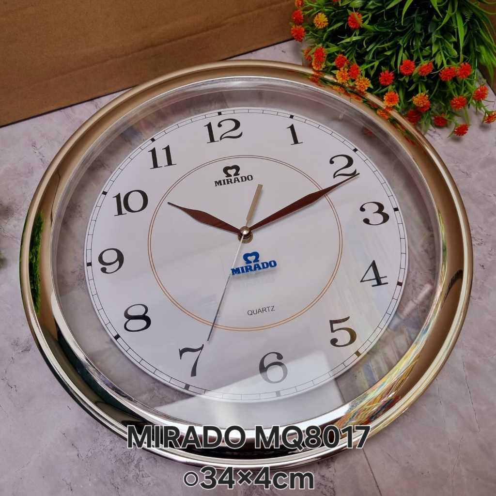 JAM DINDING TERBARU MIRADO MQ8017//JAM DINDING MIRADO ORIGINAL/JAM DINDING MIRADO TERMURAH/JAM DINDI