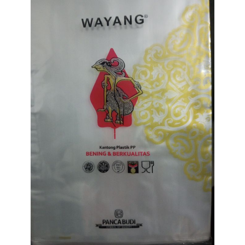 Kantong Plastik PP Wayang Ukuran 15x27