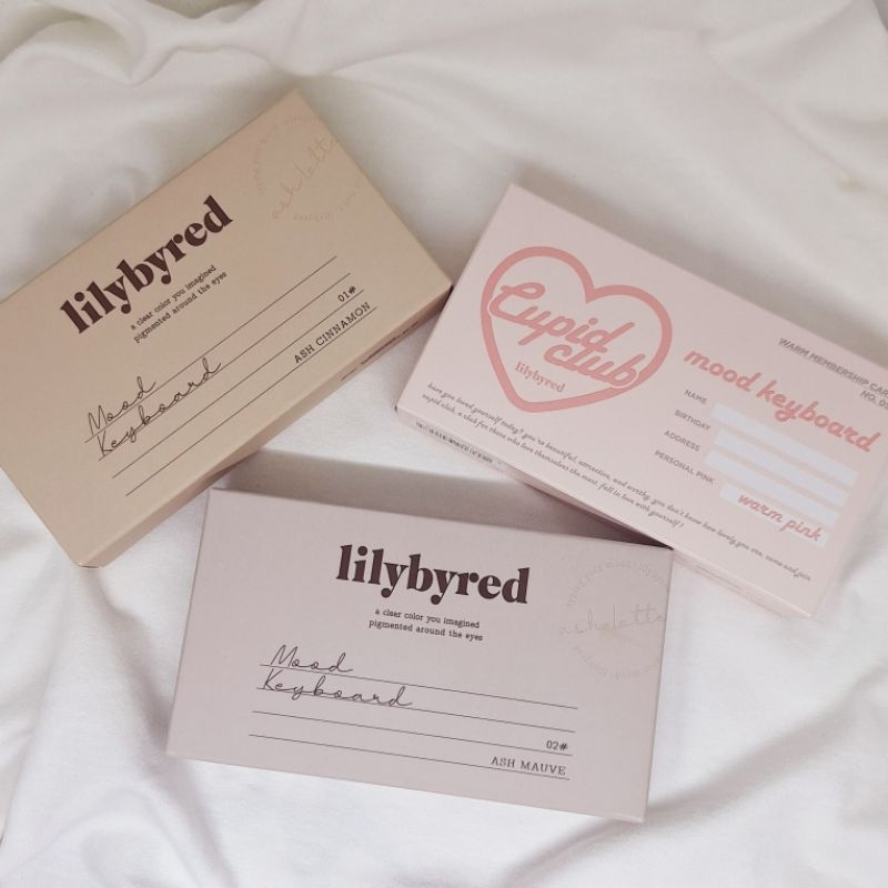 LILYBYRED EYESHADOW PALLETE MOOD KEYBOARD ORIGINAL KOREA