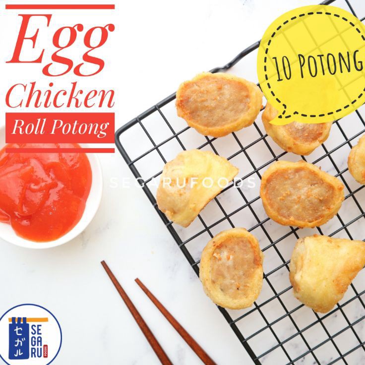 

Jangan Sampai Kehabisan Egg Chicken Roll Potong Bento Frozen Food Homemade Halal isi 1 Pcs