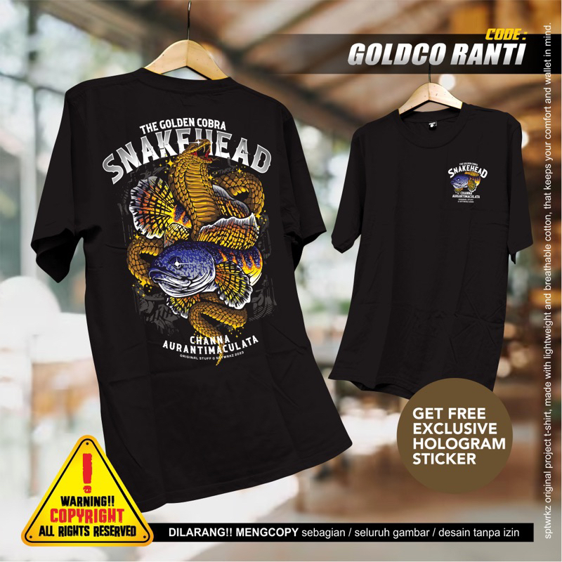 KAOS IKAN CHANNA / IKAN CHANNA / KAOS IKAN / PECINTA IKAN / KAOS PECINTA IKAN / IKAN LOVERS / CHANNA