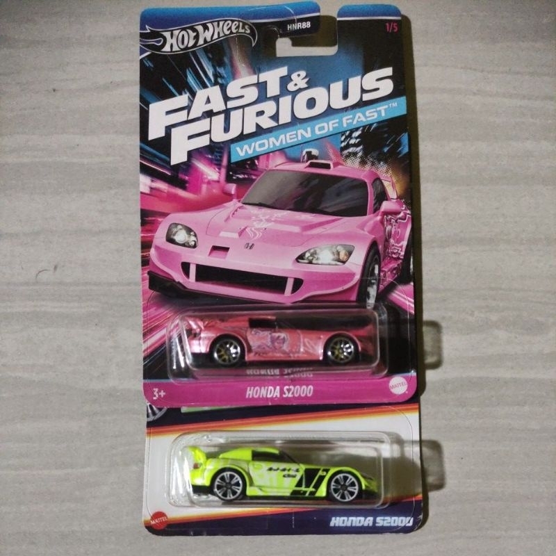 paket hotwheel women of fast honda s2000 dan neon honda s2000