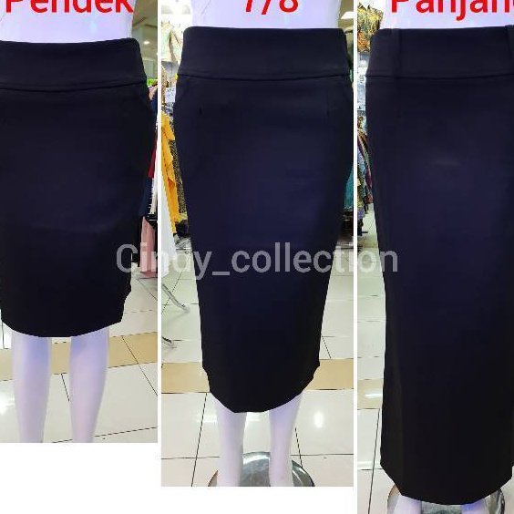 Dijamin Ori ROK SPAN KERJA BAHAN FORMAL KANTOR ROK SPAN PENDEK ROK SPAN PANJANG ROK SPAN HITAM ROK F