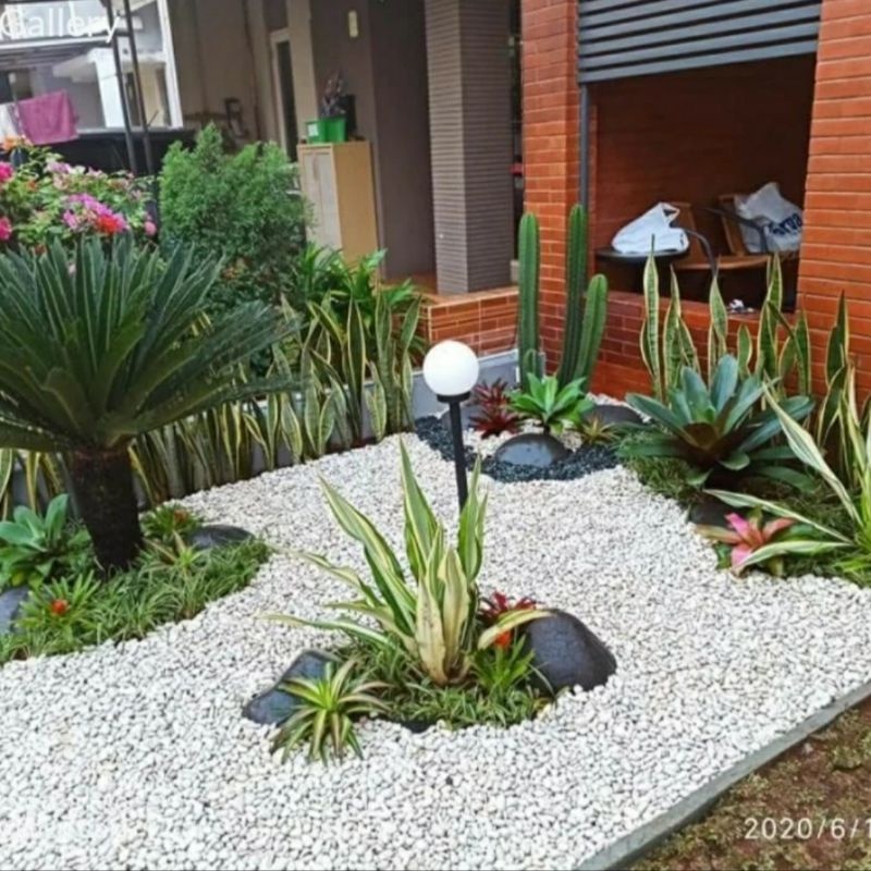 Taman Batu Tabur - Taman Batu koral minimalis