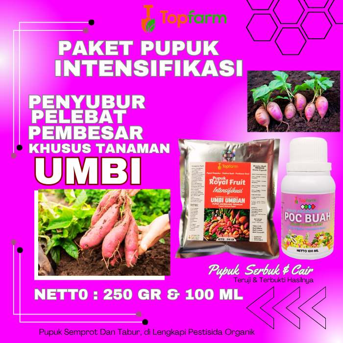 Pupuk Memperbesar Umbi / Pupuk Pembesar Umbi Singkong / Pupuk Khusus Umbi / Pupuk Booster Umbi / Pup