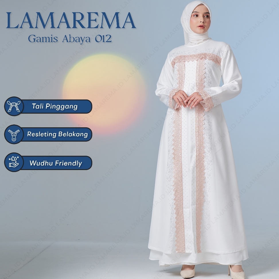 Terpopuler  Lamarema  Baju Gamis Putih Wanita  Dress Putih Muslim  Gamis Warna Putih  Abaya Putih  G