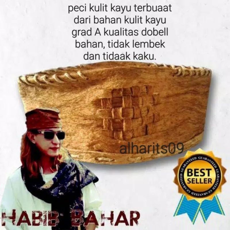 Peci kulit kayu habib bahar