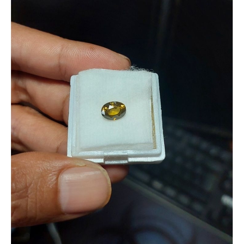 Natural Yellow Zircon Loose Stone GRI