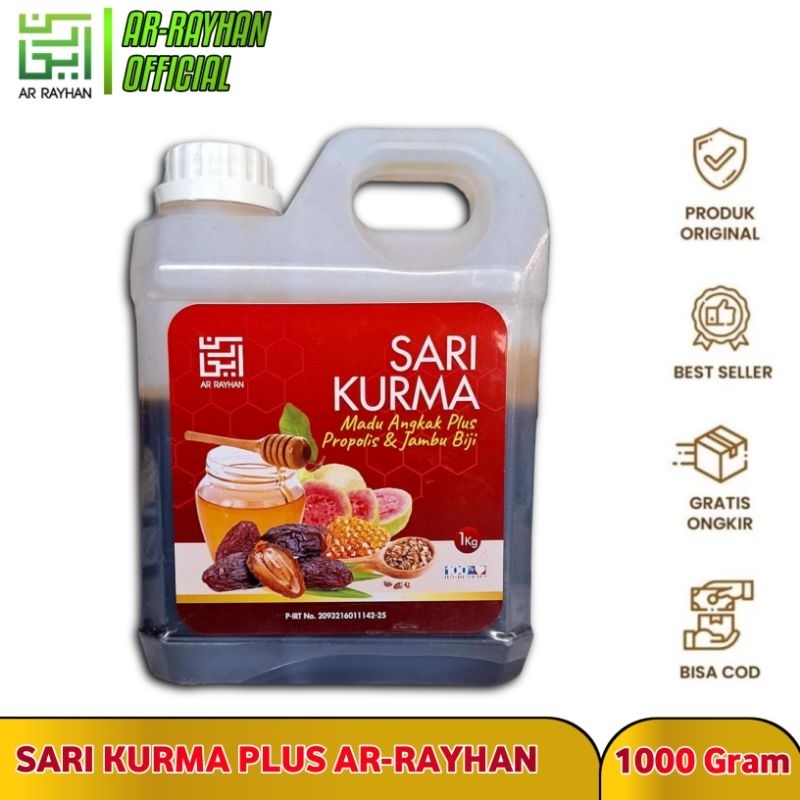 

Sari Kurma Madu Angkak Asli 1kg Kurma Madu Angkak Herbal Tipes Dan Dbd , Malaria , Demam Ar - Rayhan