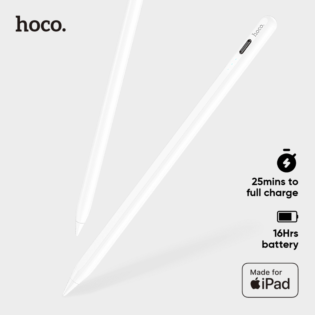 Hoco Stylus Pen Wireless Palm Rejection Fast Charging Ipad Apple Pencil For iPad GM108