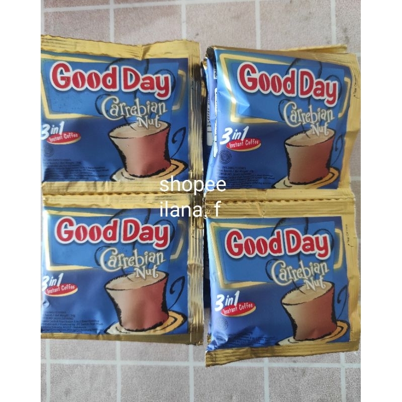 

KOPI GOOD DAY CARREBIAN NUT RENCENG 20GR (1RENCENG ISI 10 BUNGKUS)