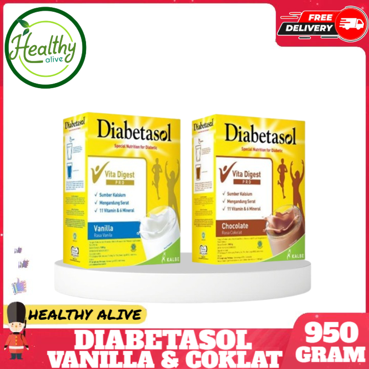 

DIABETASOL COKLAT VANILA 950GR