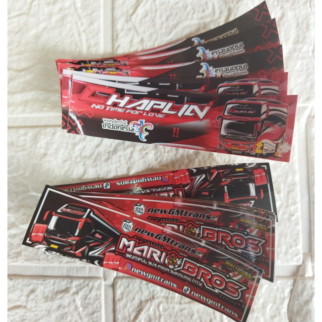 

STIEKR BASURI MARIO BROSA DAN CHAPLIN ASLI PO