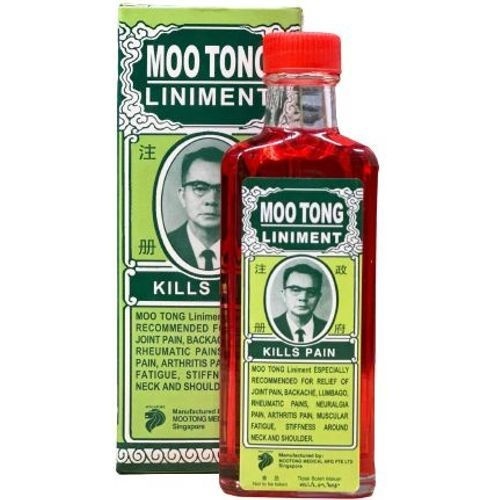 Moo Tong Liniment 60ml// Sakit Punggung Sakit Pinggang, Memar, Kram, Nyeri