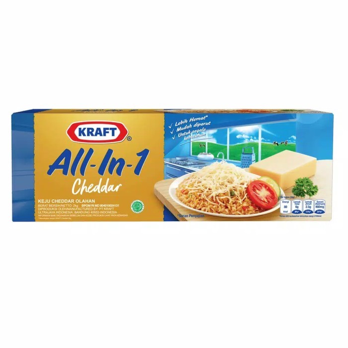 

KRAFT CHEDDAR ALL IN ONE KTK 2 KG