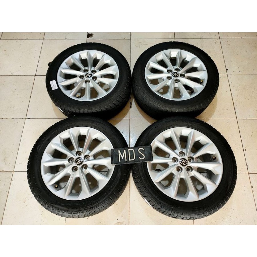 Velg Mobil Bekas Copotan ALTIS R16 Lubang 5 Ban 205 55 Ring 16