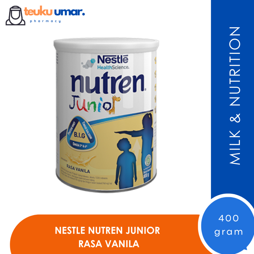 

[Susu] Nestle Nutren Junior 400 g Vanila I Susu Penambah Berat Badan Anak