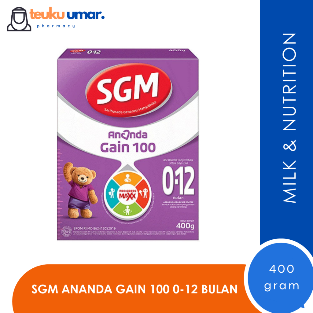 [Susu] Sgm Ananda Gain 100 0-12bln 400g