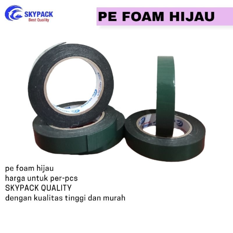 

SOLASI/ISOLASI/SELOTIP DOUBLE TAPE FOAM WARNA HITAM MERK SKYPACK
