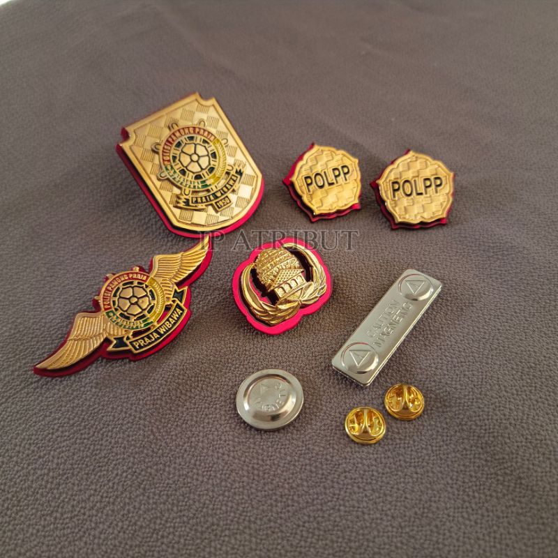 ATRIBUT SATPOL PP / KEWENANGAN SATPOL PP / WING SATPOL PP / MONOGRAM SATPOL PP / PIN KORPRI