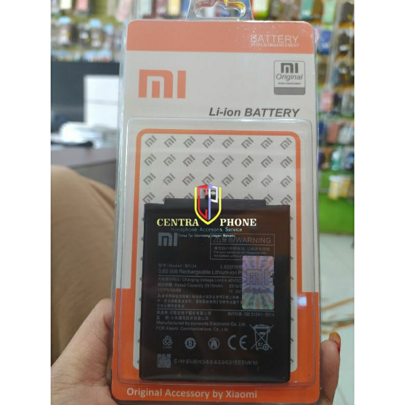 BATRE BATREI BATERAI REDMI 5A 99% ORIGINAL