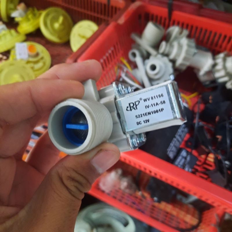 Selenoid Inlet DC 12v LG Inverter | Mesin Cuci Otomatis Smart Inverter LG | Mesin Cuci Topload Pintu