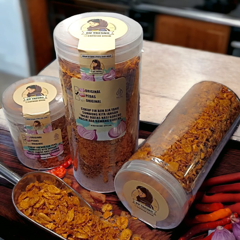 

BAWANG GORENG BU TRESNO PEDAS 200-420GR