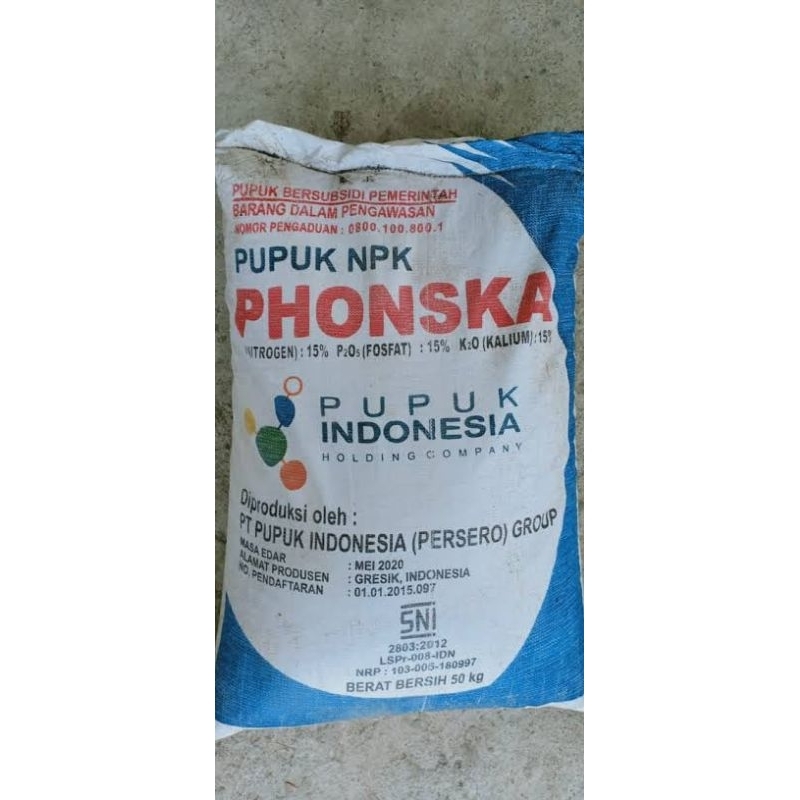 pupuk NPK Phonska merah 1 kg original