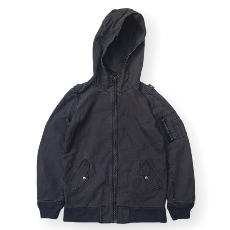 Pledge Japanese Brand Cotton Canvas Bomber Jacket