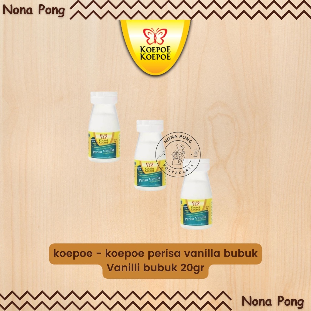 

Vanilli bubuk | keopoe - koepoe perisa Vanilla | perisa makanan bubuk 20gr