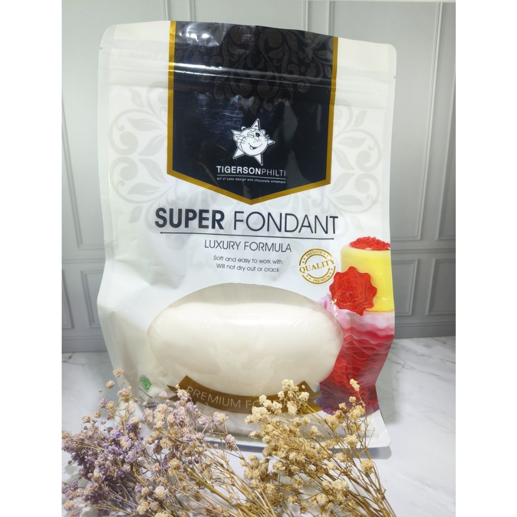 

Super Fondant / Plastic icing 1 kg by tigerson Philti / Icing Sugar - Cotton White