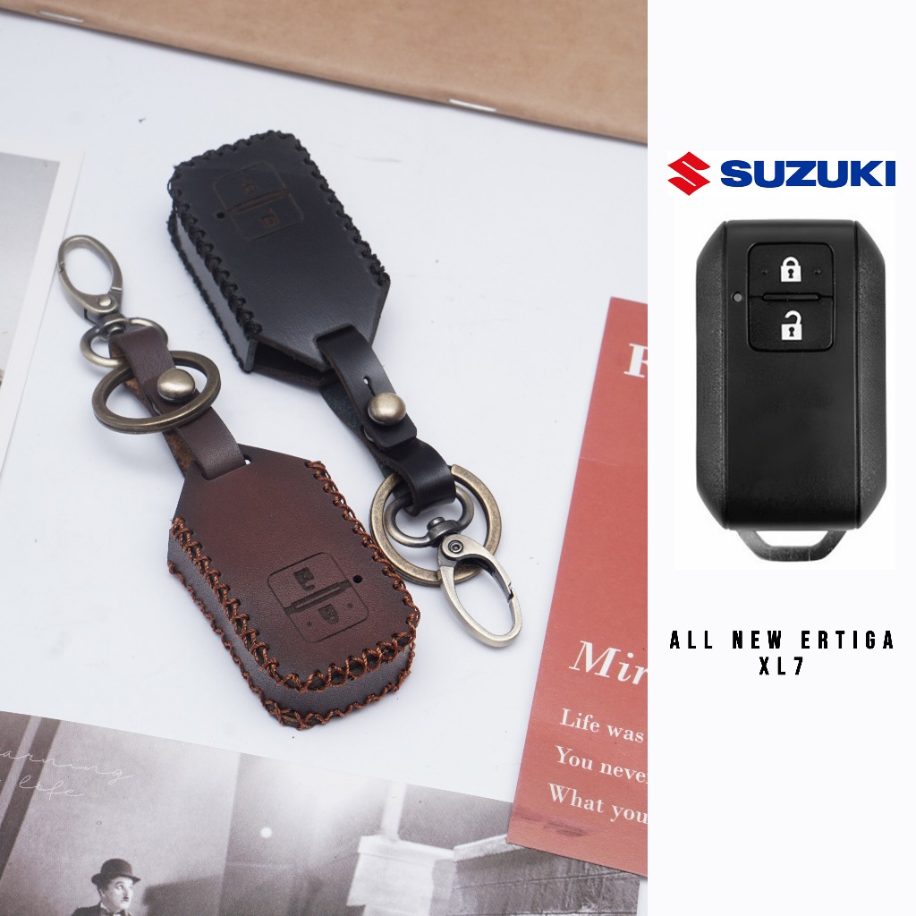 Intens.id gantungan kunci sarung remot keyless cover mobil suzuki All new ertiga xl7 ignis baleno
