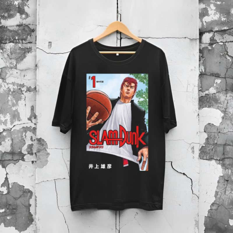 KAOS VINTAGE SLAMDUNK | KAOS KARTUN