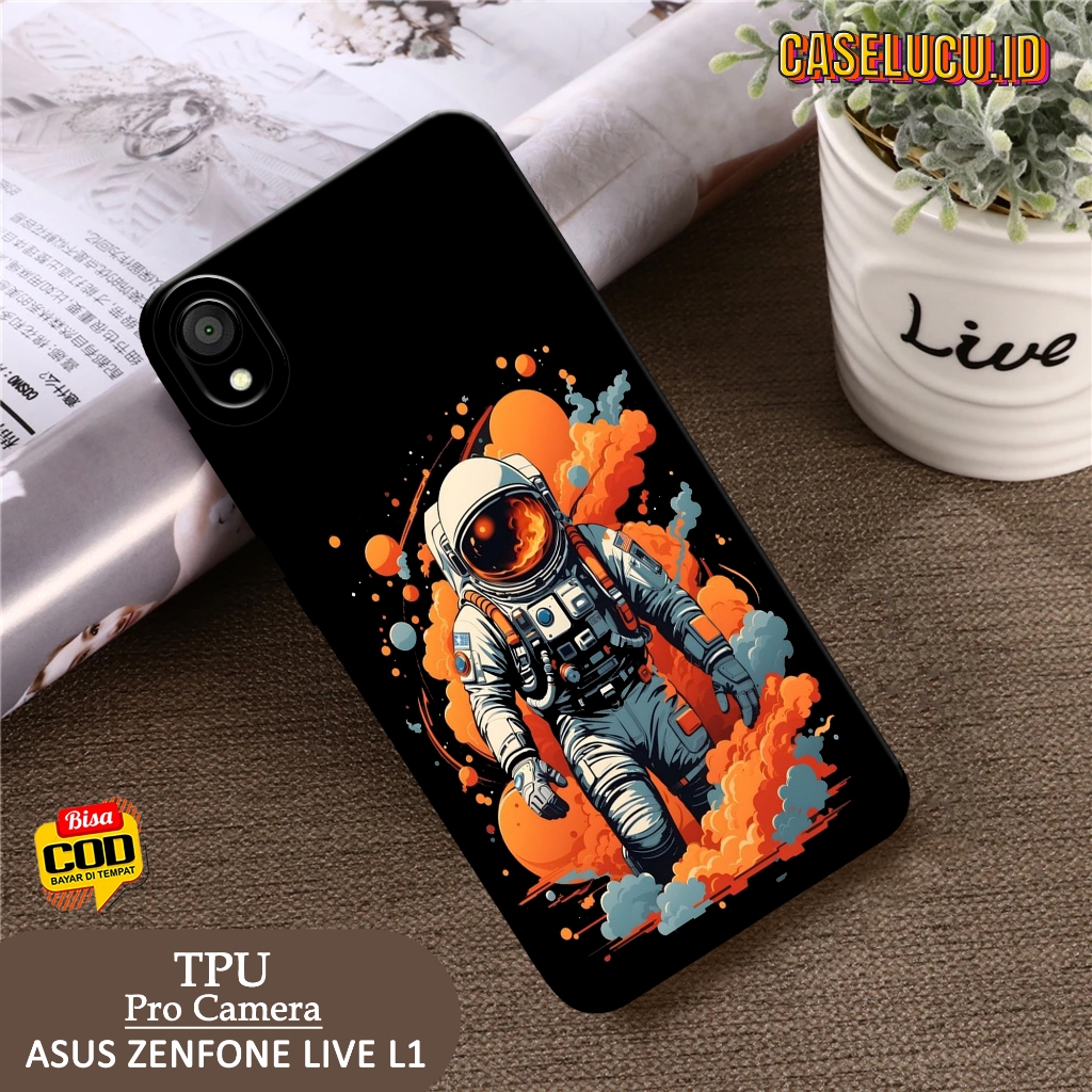 Casing Hp Asus Zenfone Live L1 Terbaru Fashion Case Astronot Case Hp Asus Zenfone Live L1 Soft Case 