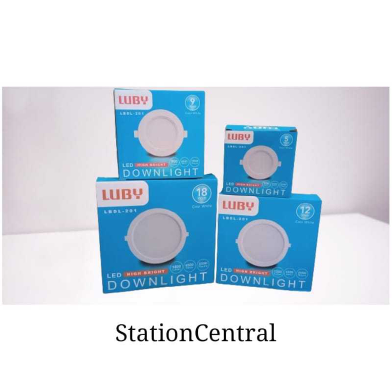Lampu Led Panel Luby LBDL-201 Lampu Downlight LBDL 201 5W 9W 12W 18W Led High Bright Cahaya Putih